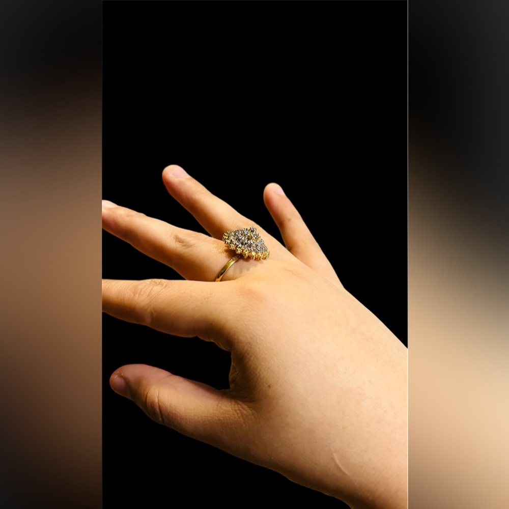 Diamond cut rings - Picture 2 of 2
